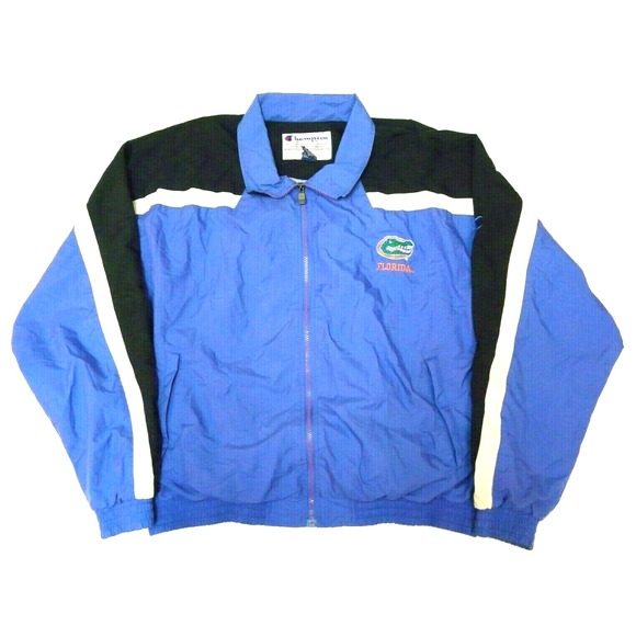 Vintage Champion Florida Gators Jacket Mens XL Blue Windbreaker Full Zip Vented‎ - Picture 3 of 9